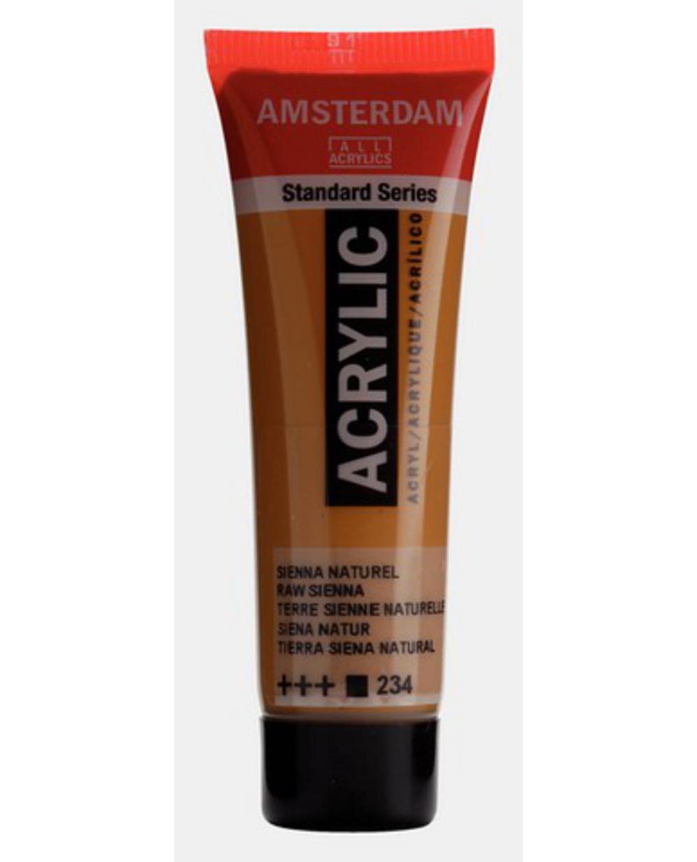 Amsterdam, Acrylic, Art & School, Paint, 20ml, 974510, Raw Sienna